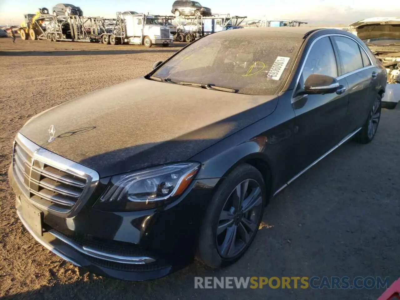 2 fotografías del automóvil dañado WDDUG8GB3KA461926 MERCEDES-BENZ S-CLASS 2019
