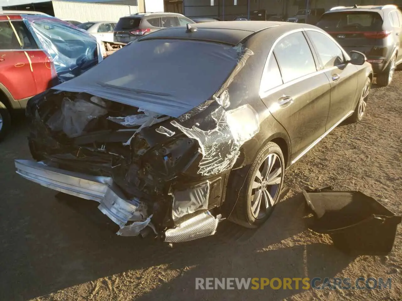 4 fotografías del automóvil dañado WDDUG8GB3KA461926 MERCEDES-BENZ S-CLASS 2019