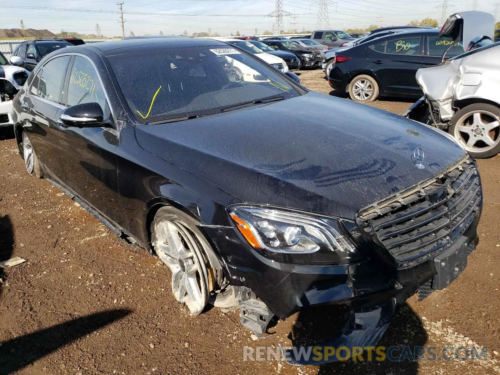 1 fotografías del automóvil dañado WDDUG8GB5KA447087 MERCEDES-BENZ S-CLASS 2019