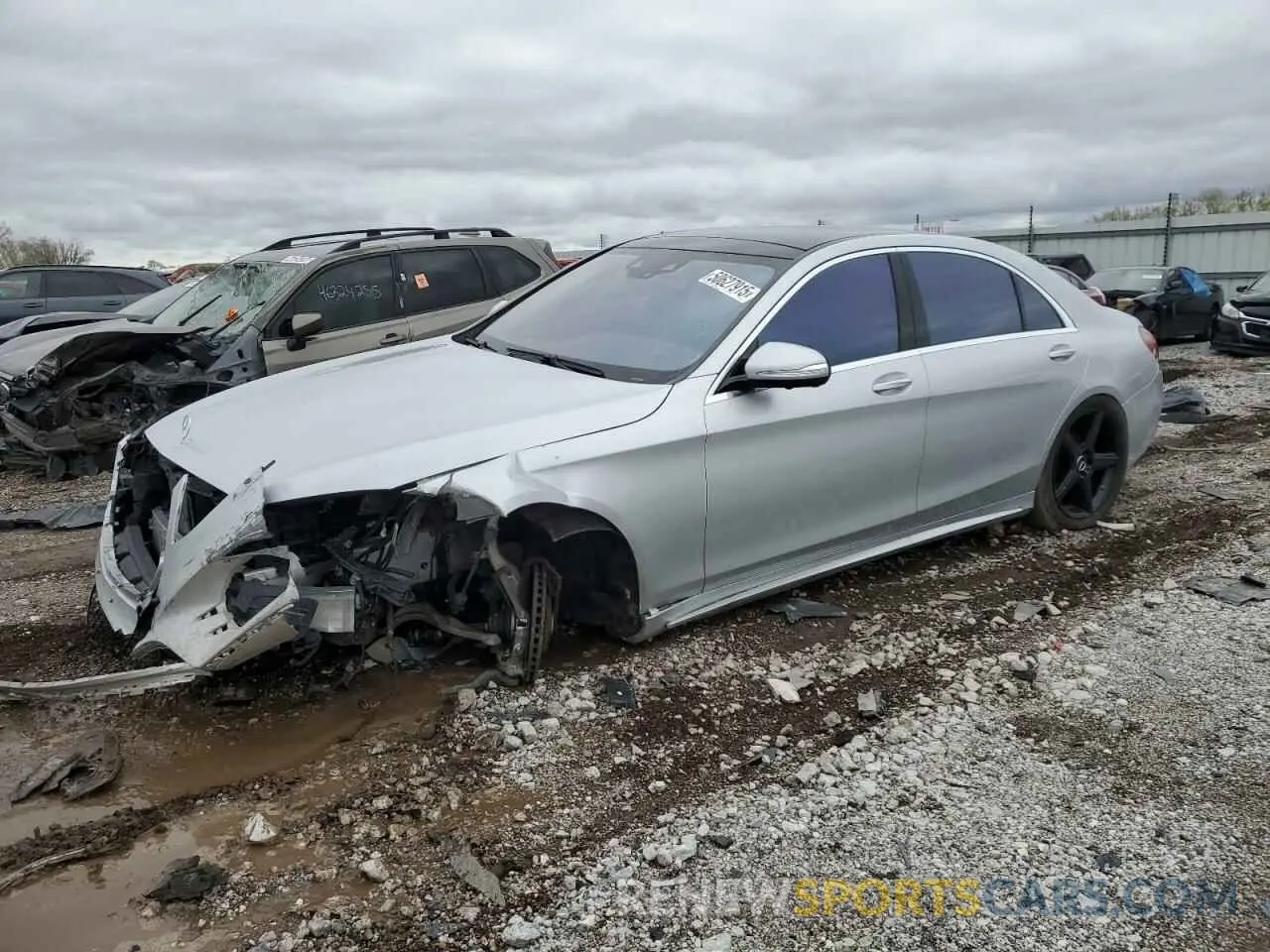 1 fotografías del automóvil dañado WDDUG8GBXKA465035 MERCEDES-BENZ S-CLASS 2019