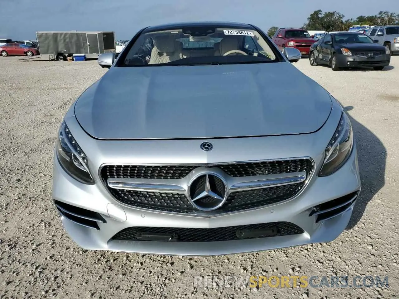 5 fotografías del automóvil dañado WDDXJ8GB8KA039956 MERCEDES-BENZ S-CLASS 2019