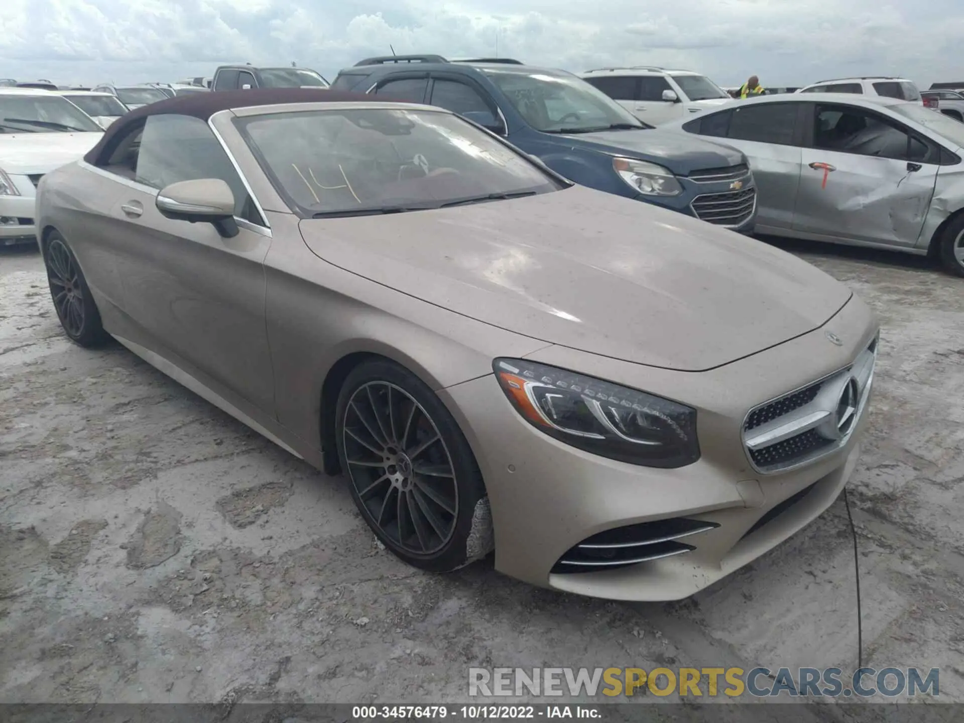 1 fotografías del automóvil dañado WDDXK8DB0KA038706 MERCEDES-BENZ S-CLASS 2019
