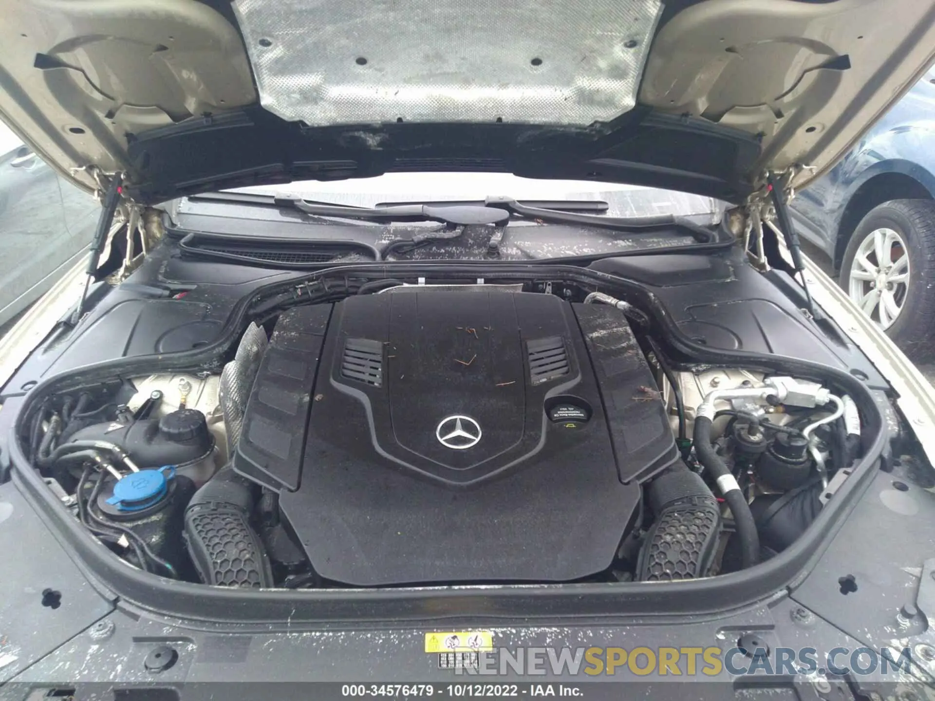 10 fotografías del automóvil dañado WDDXK8DB0KA038706 MERCEDES-BENZ S-CLASS 2019