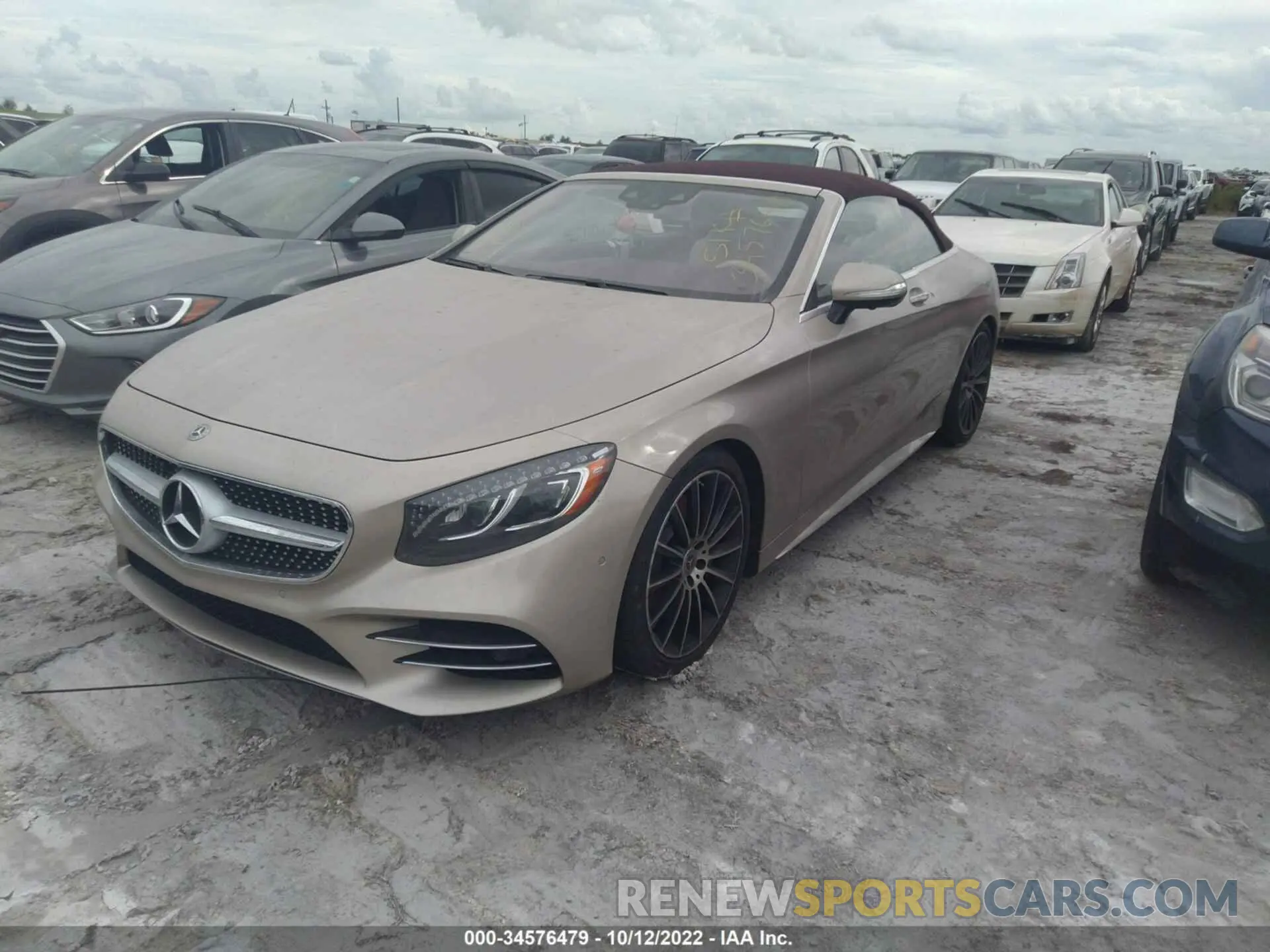 2 fotografías del automóvil dañado WDDXK8DB0KA038706 MERCEDES-BENZ S-CLASS 2019