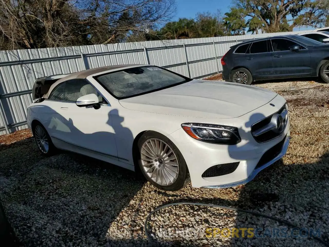 4 fotografías del automóvil dañado WDDXK8DB3KA037744 MERCEDES-BENZ S-CLASS 2019