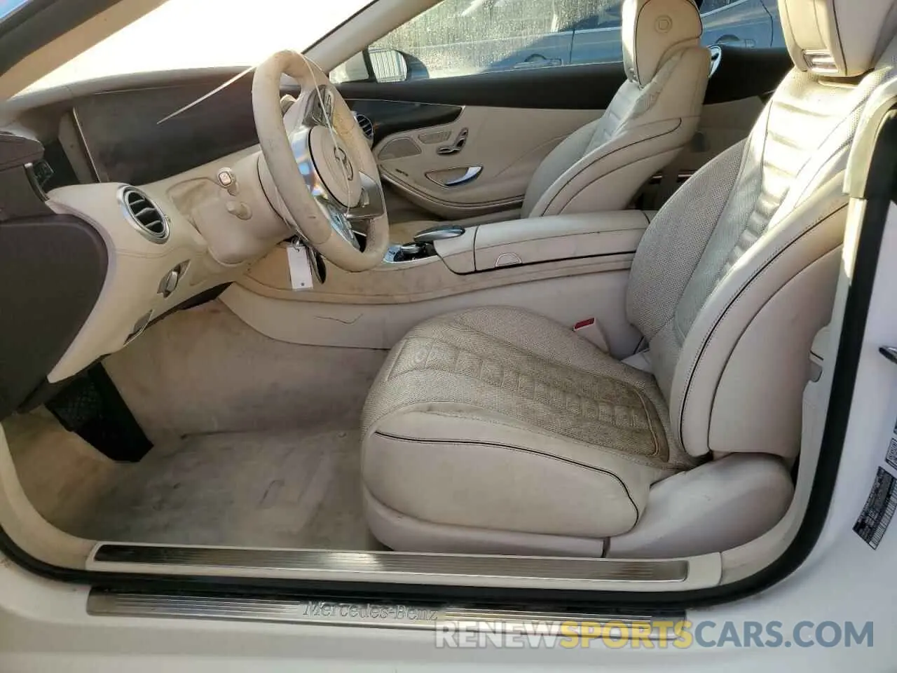 7 fotografías del automóvil dañado WDDXK8DB3KA037744 MERCEDES-BENZ S-CLASS 2019