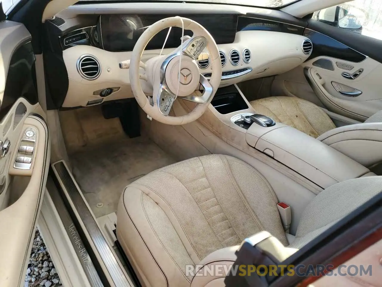 8 fotografías del automóvil dañado WDDXK8DB3KA037744 MERCEDES-BENZ S-CLASS 2019