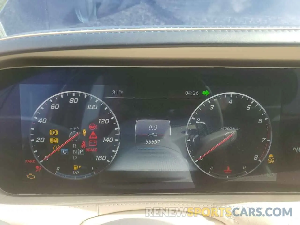 9 fotografías del automóvil dañado W1KUG8DB1LA586803 MERCEDES-BENZ S-CLASS 2020