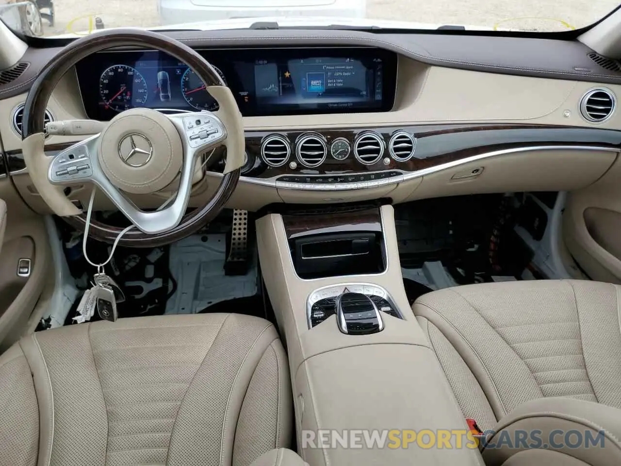8 fotografías del automóvil dañado W1KUG8DB3LA564186 MERCEDES-BENZ S-CLASS 2020