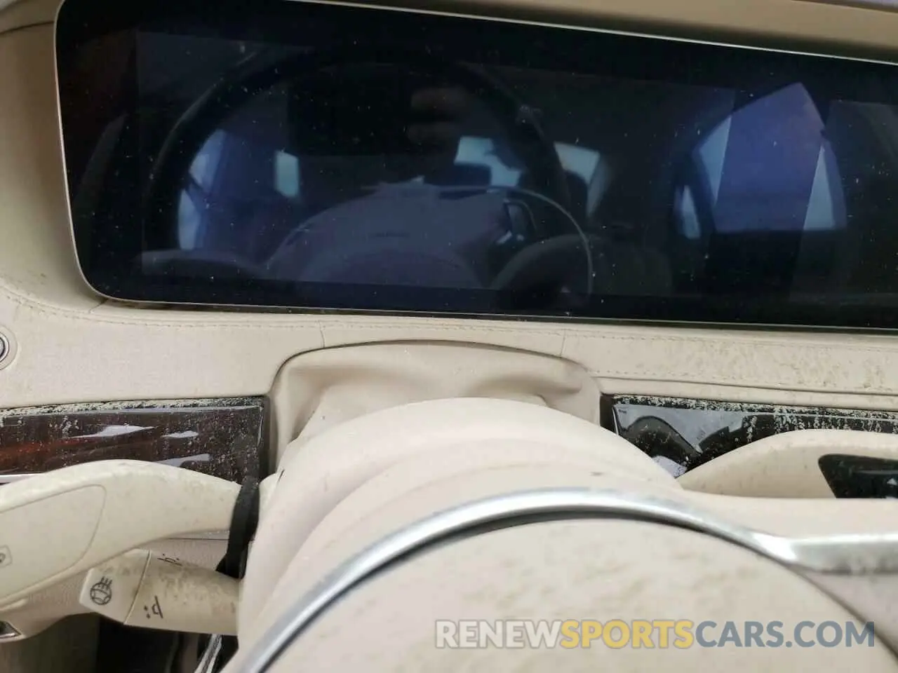 8 fotografías del automóvil dañado W1KUG8DB8LA553992 MERCEDES-BENZ S-CLASS 2020