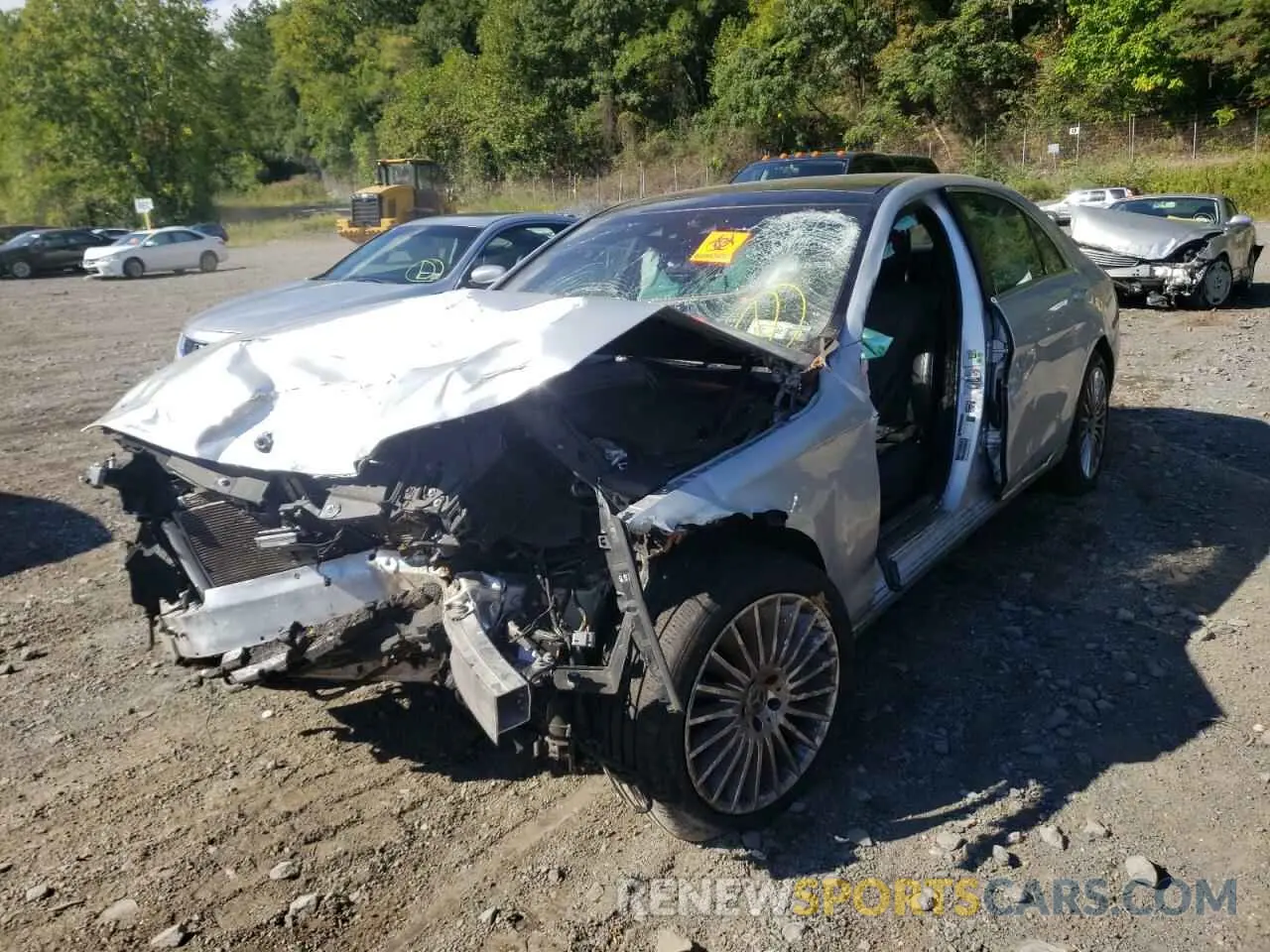 2 fotografías del automóvil dañado W1KUG8GB2LA569343 MERCEDES-BENZ S-CLASS 2020