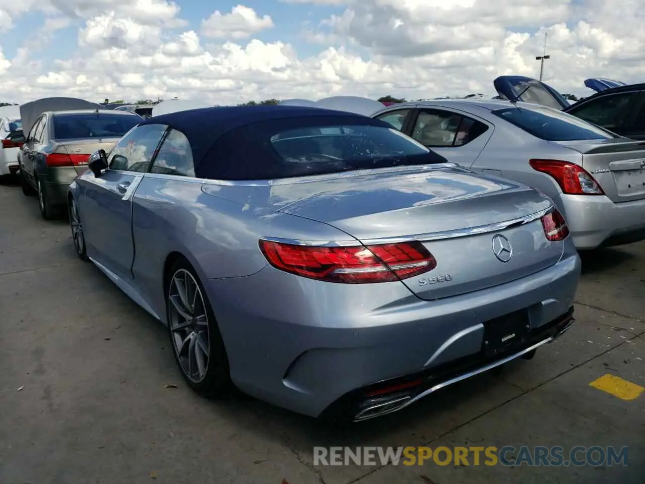 3 fotografías del automóvil dañado W1KXK8DB0LA050386 MERCEDES-BENZ S-CLASS 2020