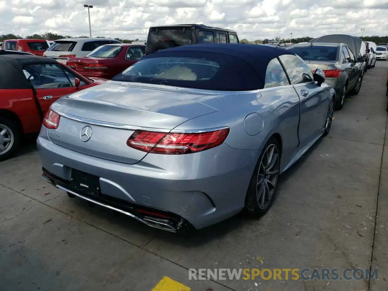 4 fotografías del automóvil dañado W1KXK8DB0LA050386 MERCEDES-BENZ S-CLASS 2020