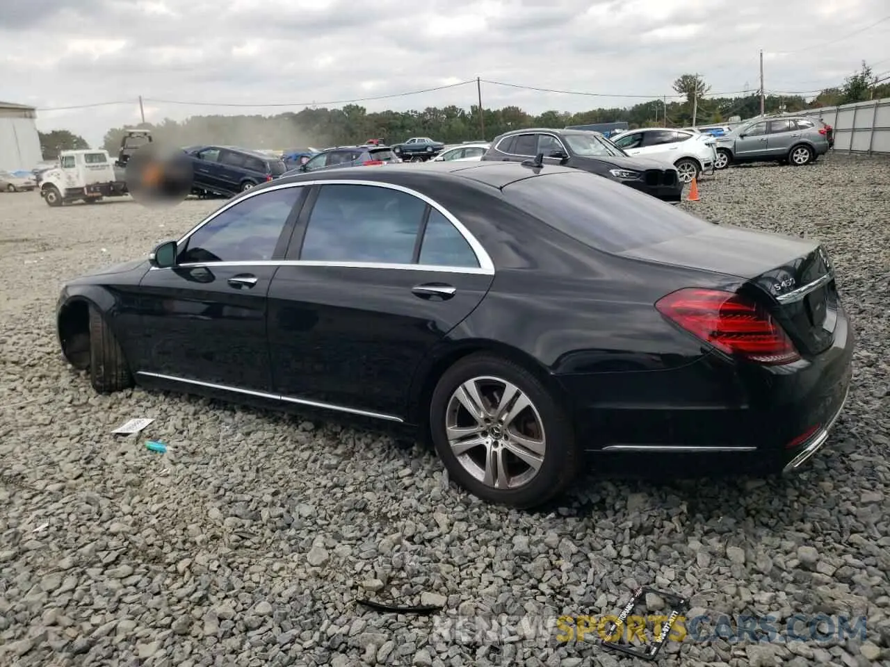 2 fotografías del automóvil dañado WDDUG6GB1LA523376 MERCEDES-BENZ S-CLASS 2020