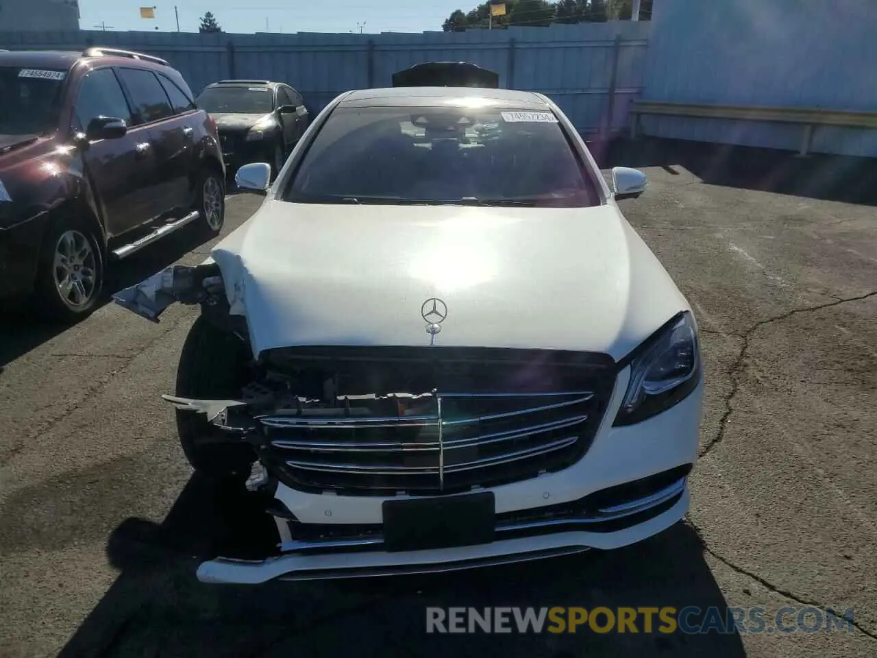 5 fotografías del automóvil dañado WDDUG6GB5LA502370 MERCEDES-BENZ S-CLASS 2020