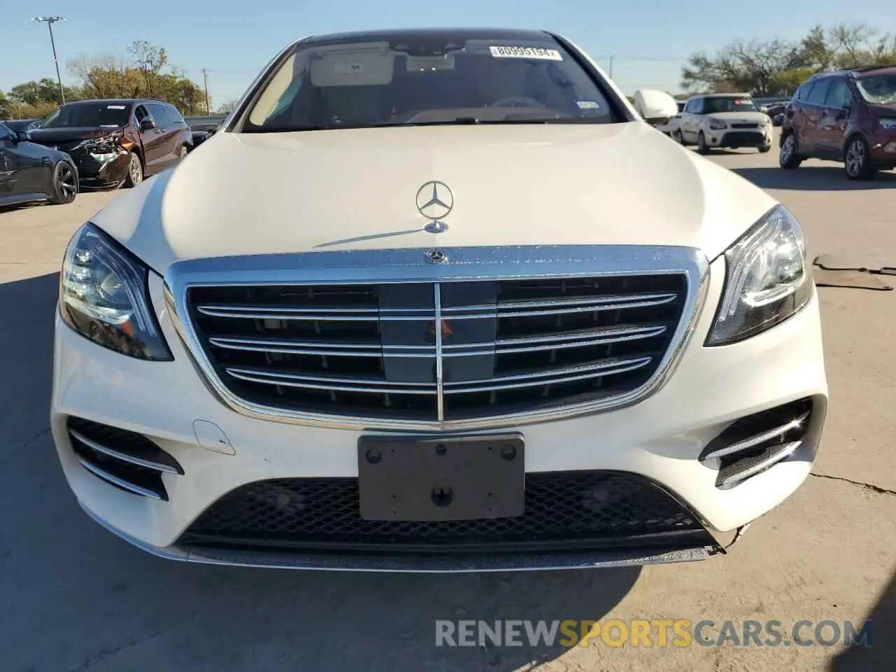 5 fotografías del automóvil dañado WDDUG6GB7LA503701 MERCEDES-BENZ S-CLASS 2020