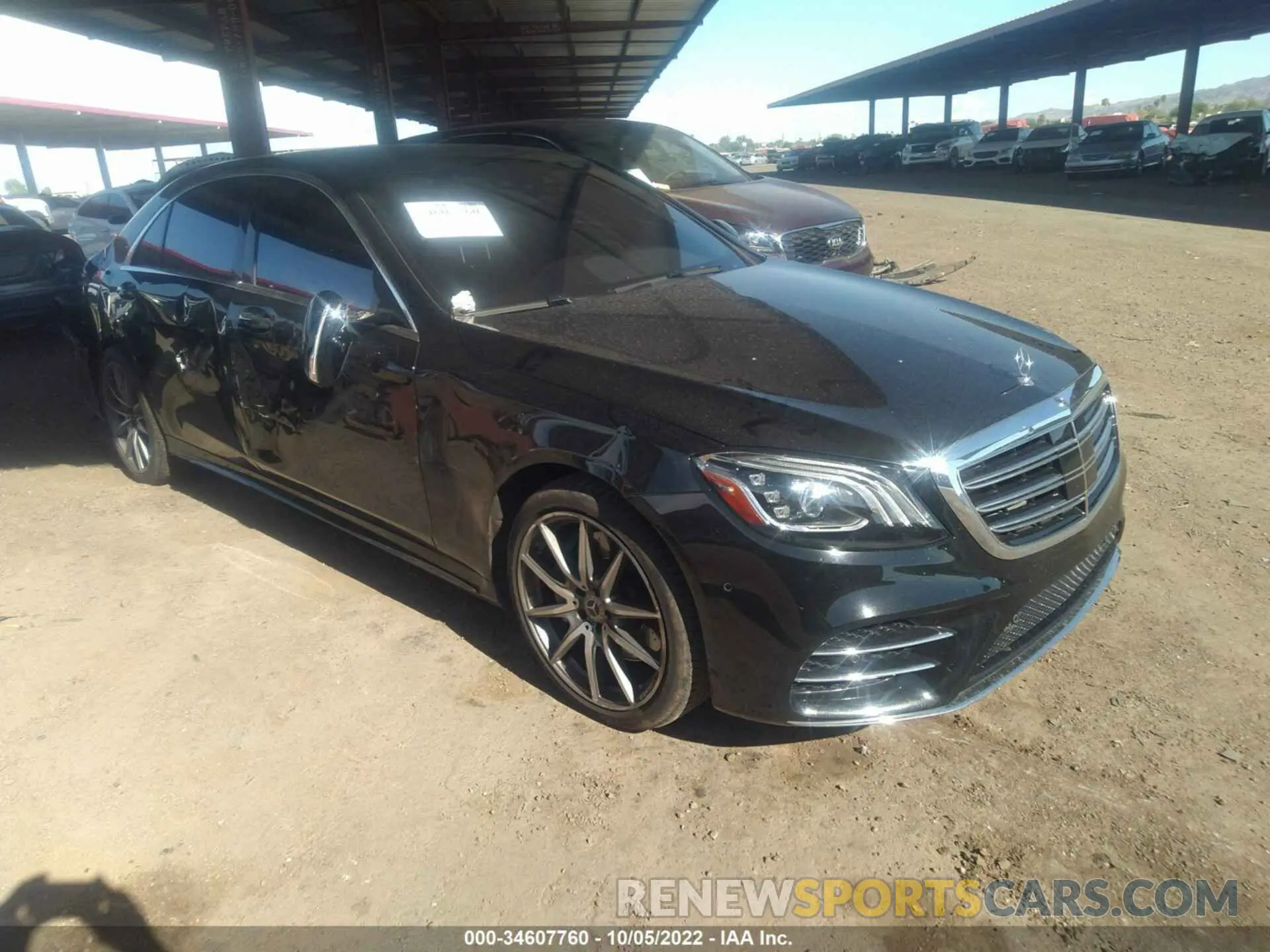 1 fotografías del automóvil dañado WDDUG6GBXLA503093 MERCEDES-BENZ S-CLASS 2020