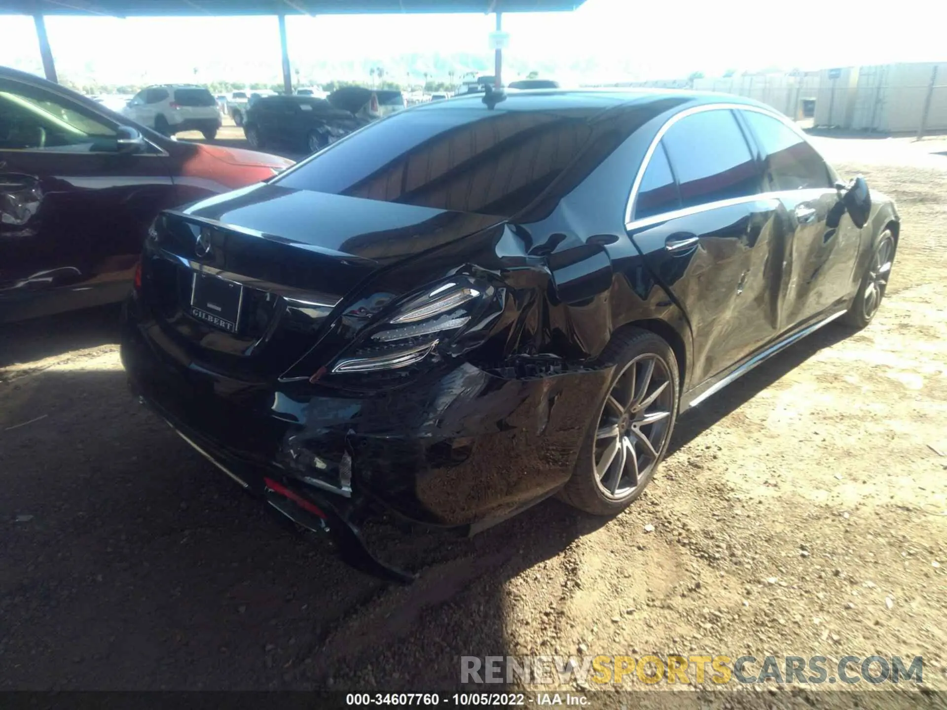 4 fotografías del automóvil dañado WDDUG6GBXLA503093 MERCEDES-BENZ S-CLASS 2020