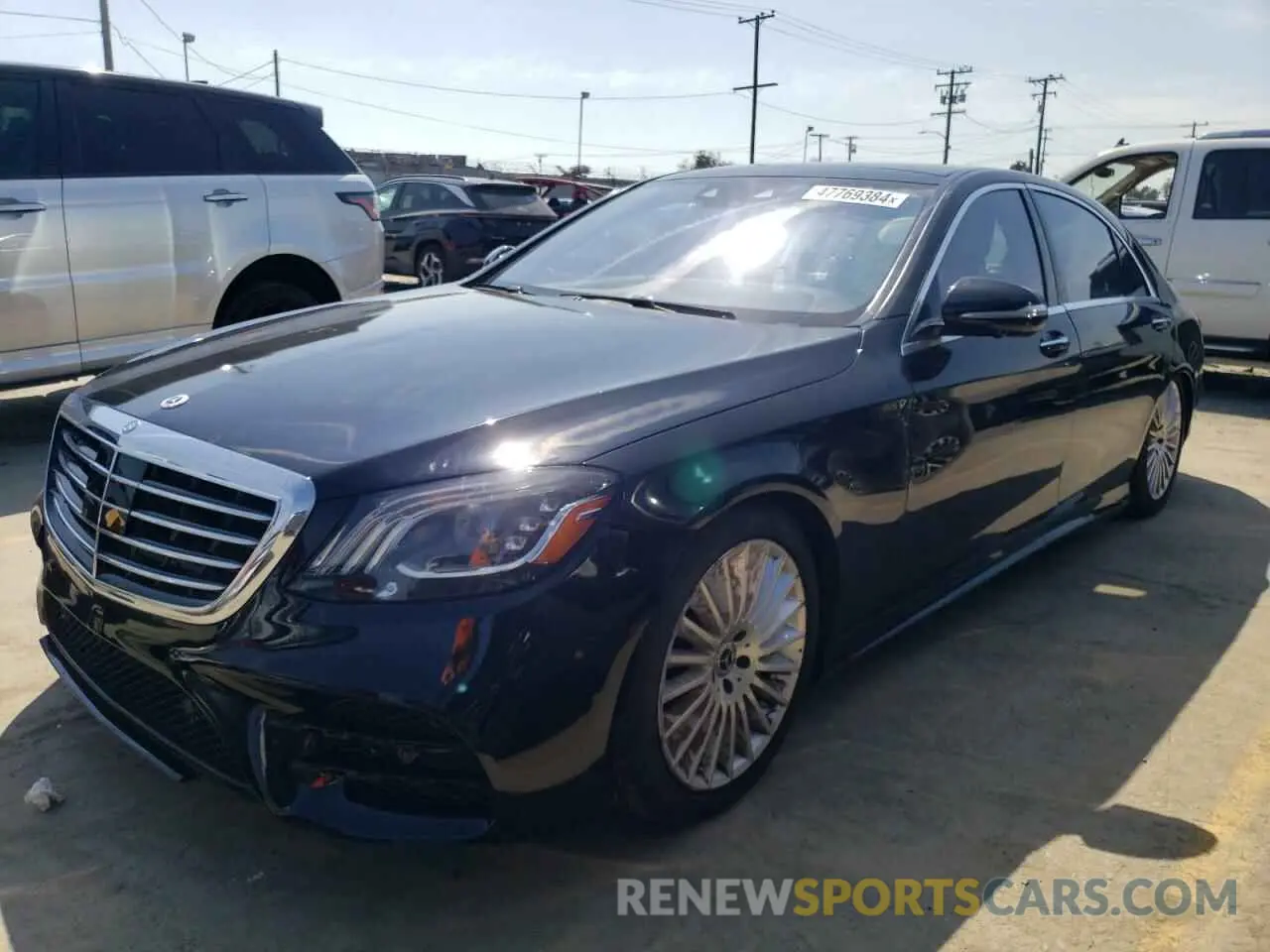 1 fotografías del automóvil dañado WDDUG8DB2LA516338 MERCEDES-BENZ S-CLASS 2020