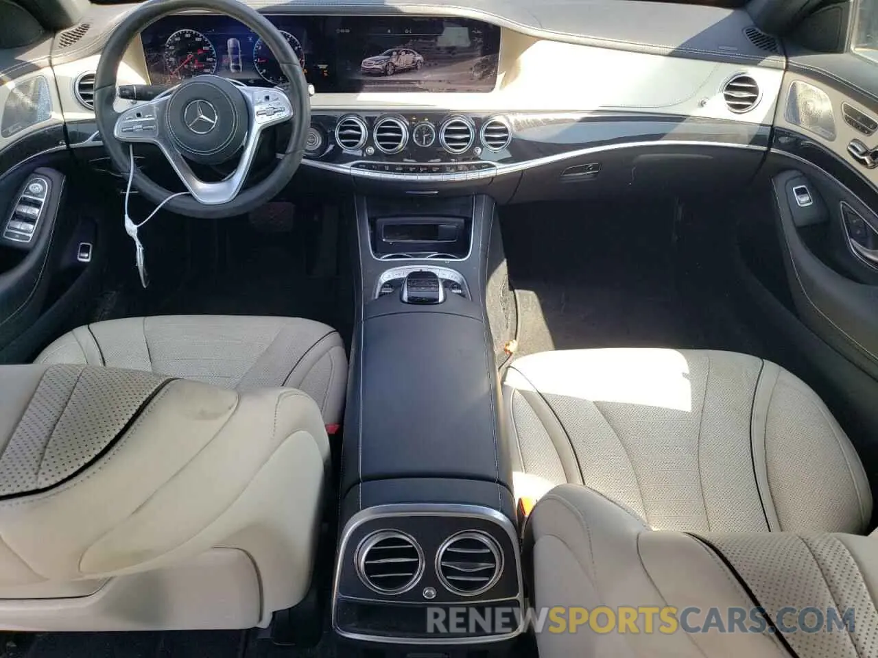 8 fotografías del automóvil dañado WDDUG8DB2LA516338 MERCEDES-BENZ S-CLASS 2020