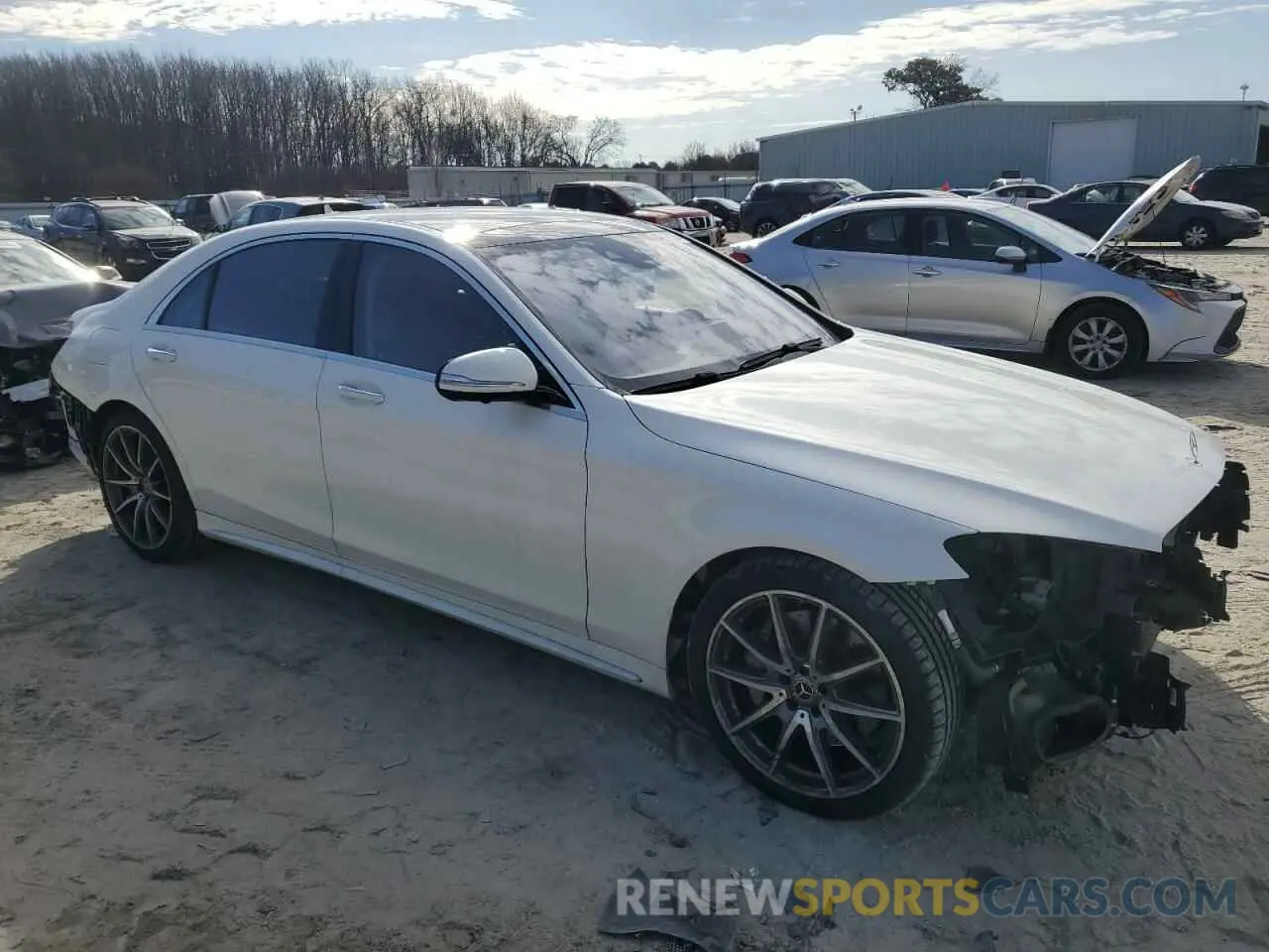 4 fotografías del automóvil dañado WDDUG8DB3LA524349 MERCEDES-BENZ S-CLASS 2020