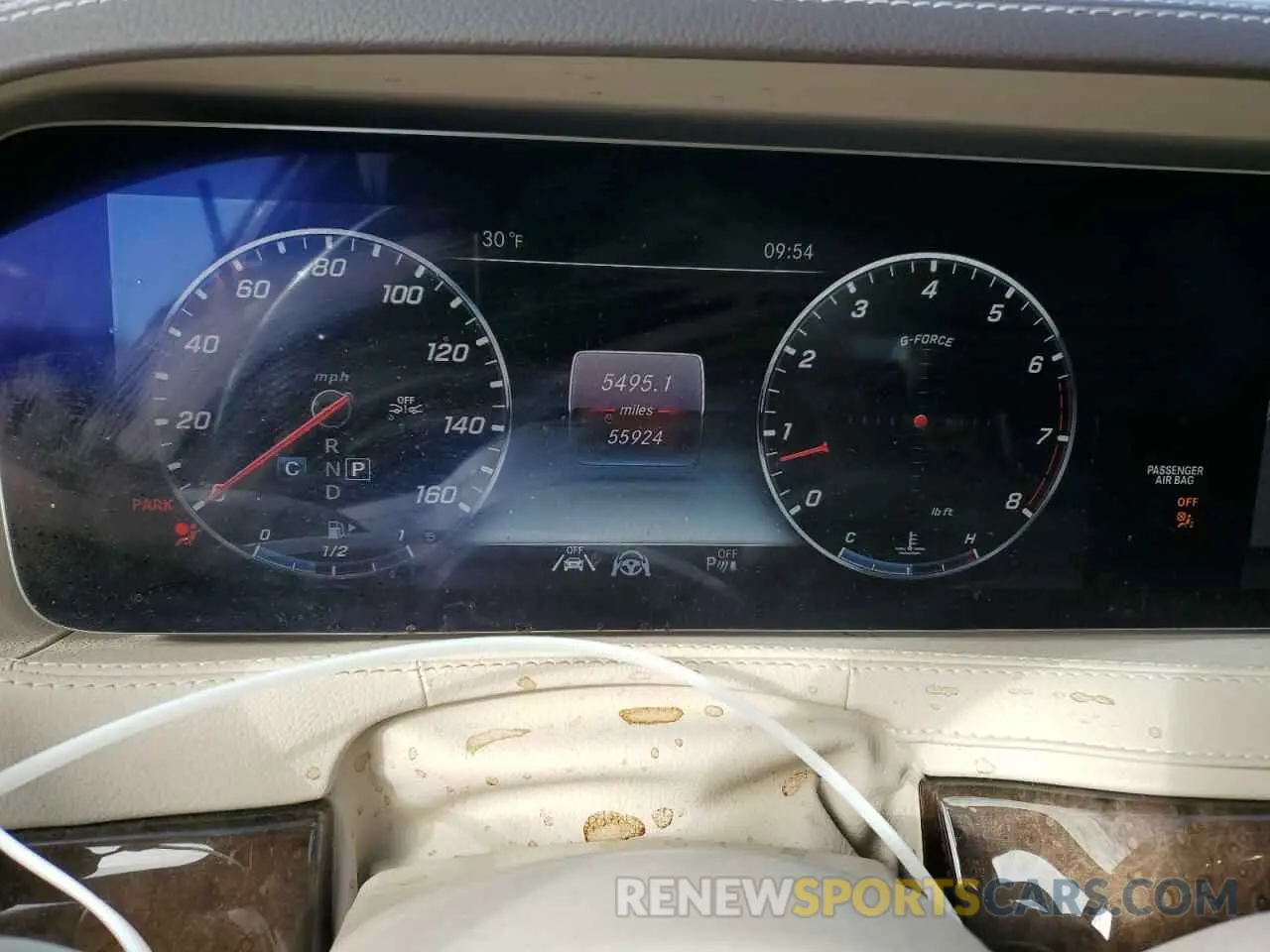 9 fotografías del automóvil dañado WDDUG8DB3LA524349 MERCEDES-BENZ S-CLASS 2020