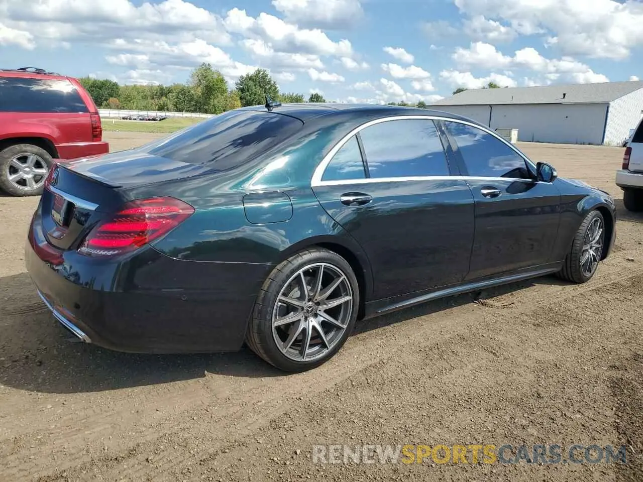 3 fotografías del automóvil dañado WDDUG8DB7LA501611 MERCEDES-BENZ S-CLASS 2020