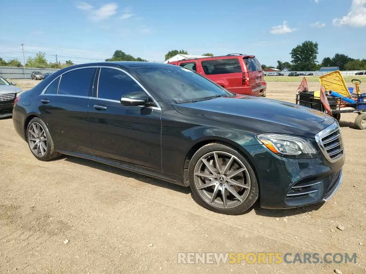 4 fotografías del automóvil dañado WDDUG8DB7LA501611 MERCEDES-BENZ S-CLASS 2020