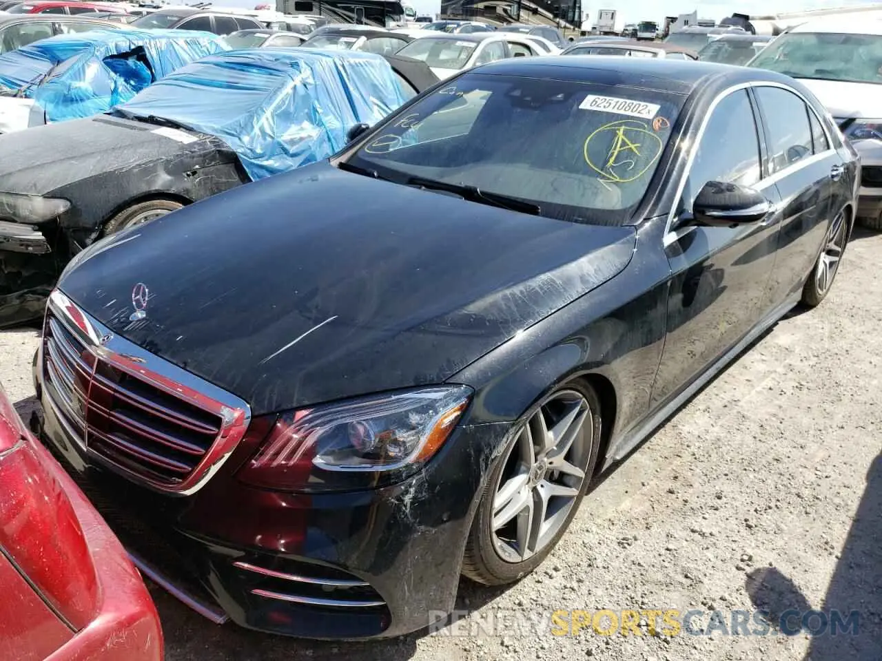 2 fotografías del automóvil dañado WDDUG8GB3LA525366 MERCEDES-BENZ S-CLASS 2020