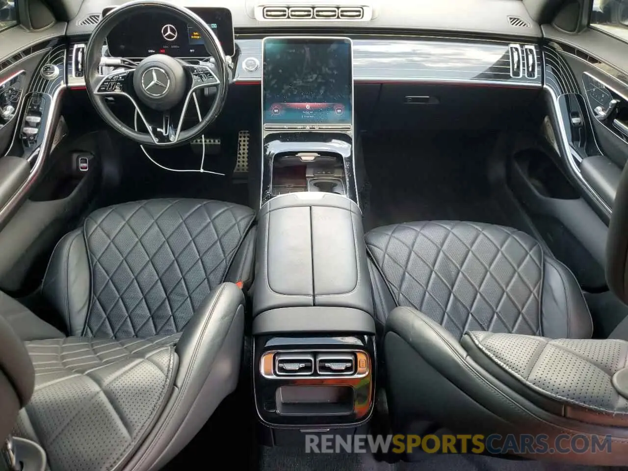 8 fotografías del automóvil dañado W1K6G7GB2MA044724 MERCEDES-BENZ S-CLASS 2021