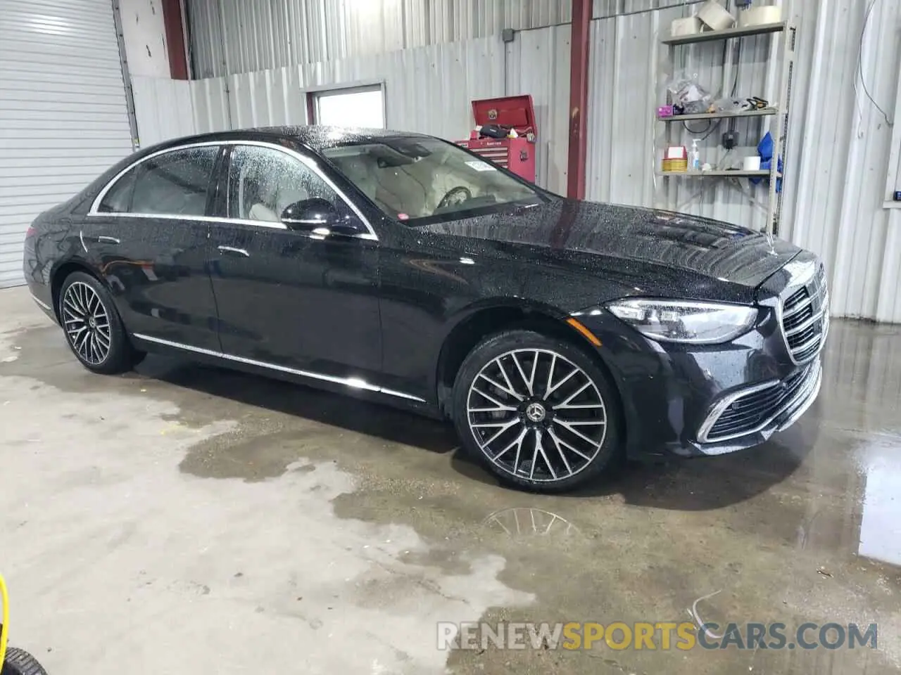 4 fotografías del automóvil dañado W1K6G7GB2MA045758 MERCEDES-BENZ S-CLASS 2021