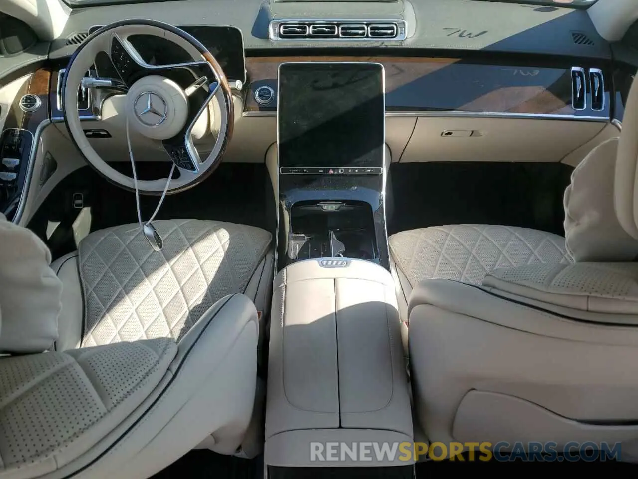 8 fotografías del automóvil dañado W1K6G7GB2MA045758 MERCEDES-BENZ S-CLASS 2021
