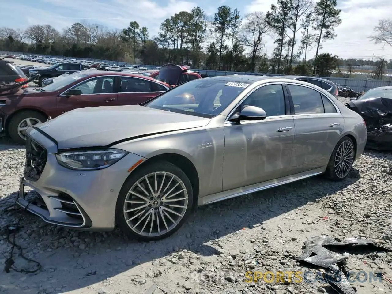 1 fotografías del automóvil dañado W1K6G7GB3MA056414 MERCEDES-BENZ S-CLASS 2021