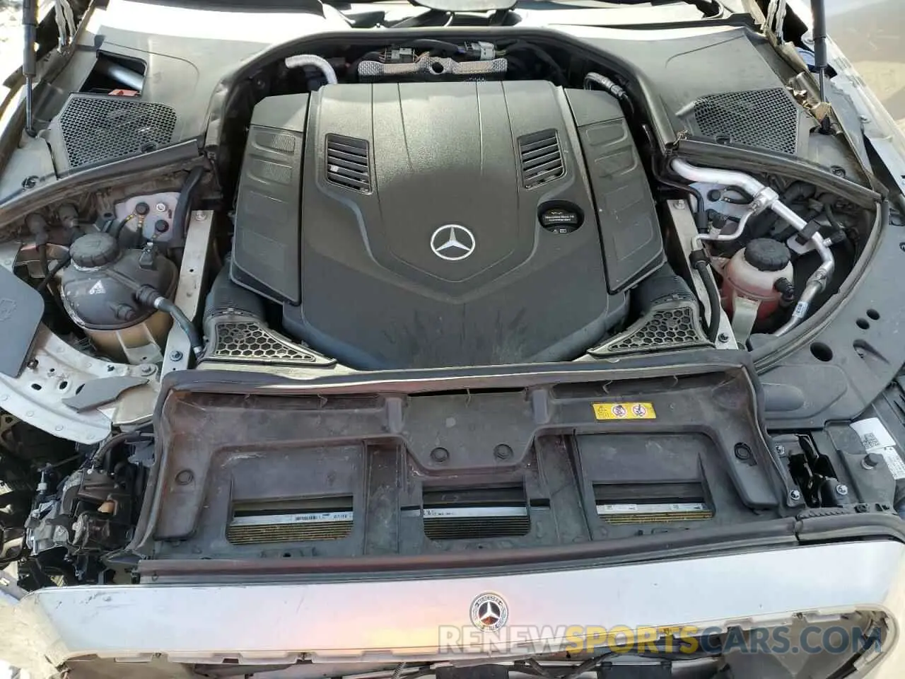 11 fotografías del automóvil dañado W1K6G7GB3MA056414 MERCEDES-BENZ S-CLASS 2021