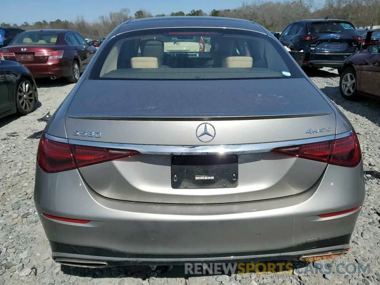6 fotografías del automóvil dañado W1K6G7GB3MA056414 MERCEDES-BENZ S-CLASS 2021
