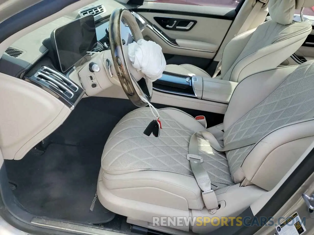 7 fotografías del automóvil dañado W1K6G7GB3MA056414 MERCEDES-BENZ S-CLASS 2021