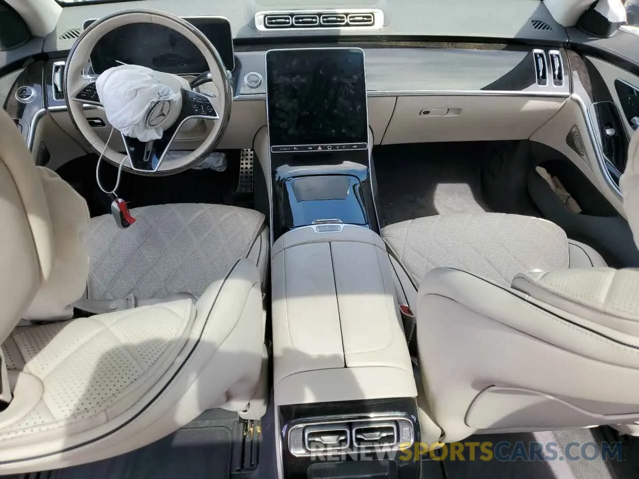 8 fotografías del automóvil dañado W1K6G7GB3MA056414 MERCEDES-BENZ S-CLASS 2021
