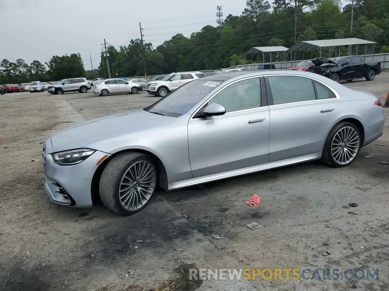 1 fotografías del automóvil dañado W1K6G7GB6MA022970 MERCEDES-BENZ S-CLASS 2021