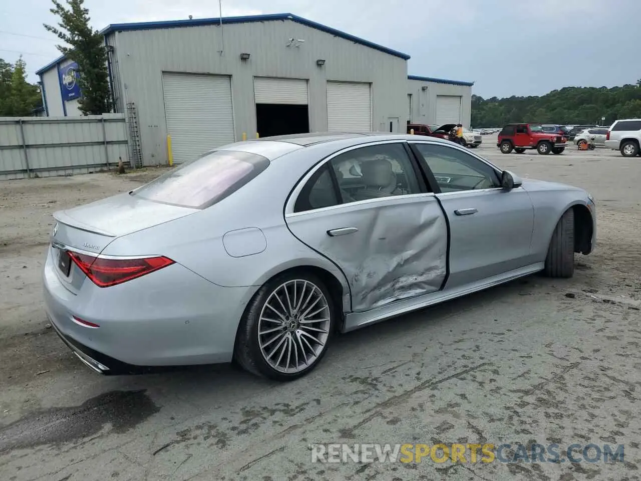 3 fotografías del automóvil dañado W1K6G7GB6MA022970 MERCEDES-BENZ S-CLASS 2021