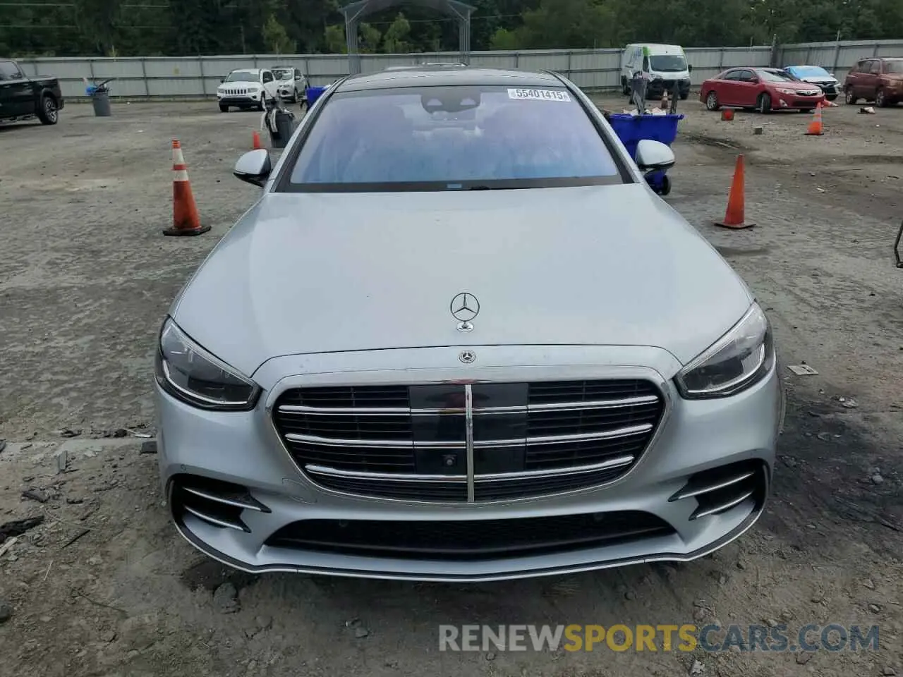 5 fotografías del automóvil dañado W1K6G7GB6MA022970 MERCEDES-BENZ S-CLASS 2021