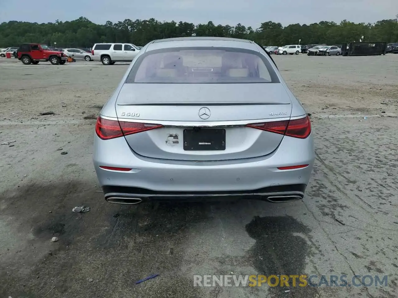 6 fotografías del automóvil dañado W1K6G7GB6MA022970 MERCEDES-BENZ S-CLASS 2021