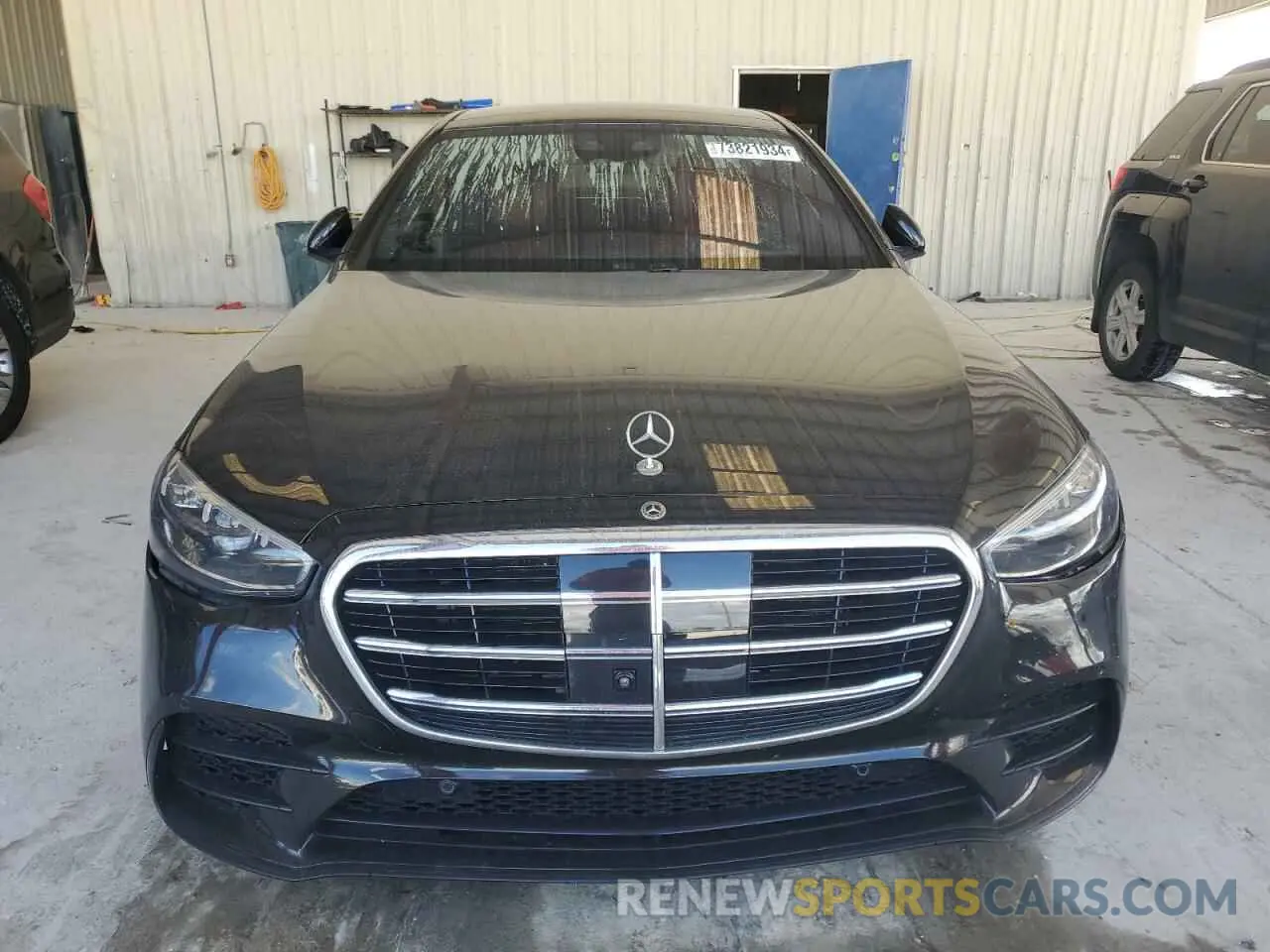 5 fotografías del automóvil dañado W1K6G7GB6MA035508 MERCEDES-BENZ S-CLASS 2021