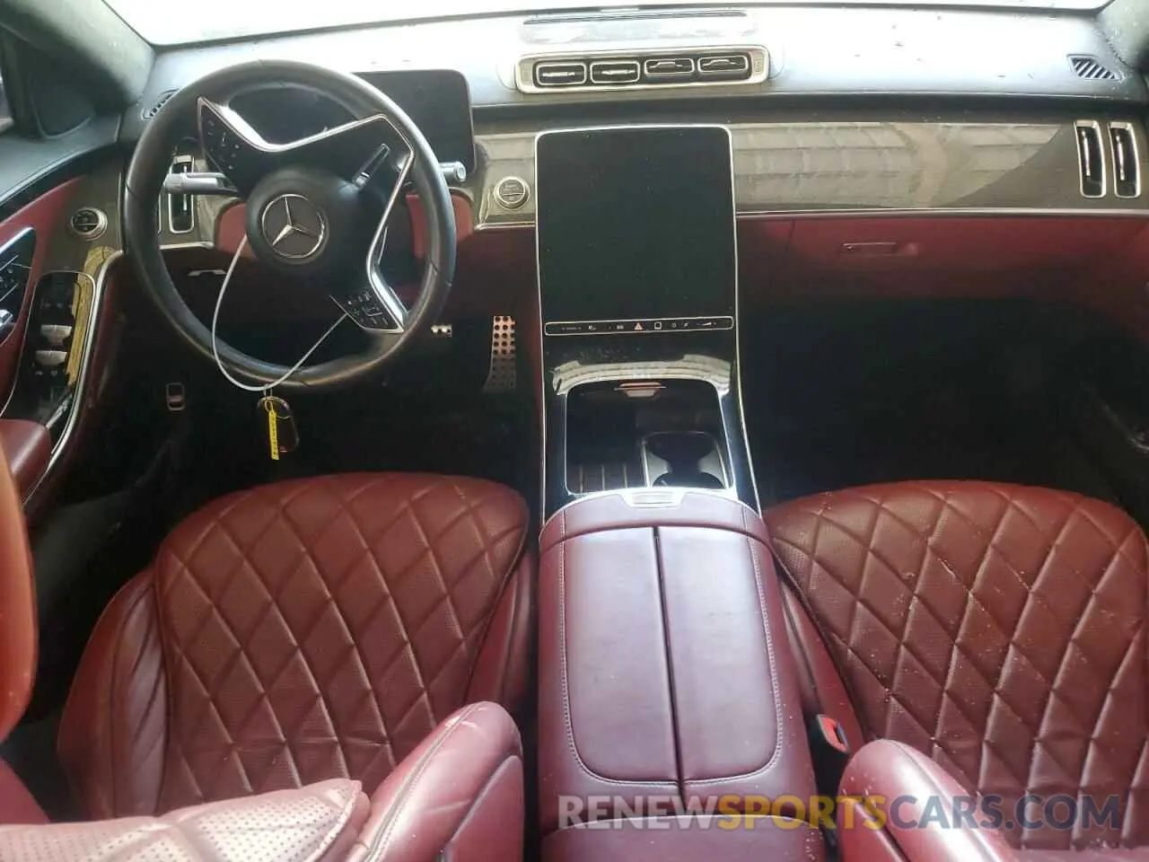 8 fotografías del automóvil dañado W1K6G7GB6MA035508 MERCEDES-BENZ S-CLASS 2021