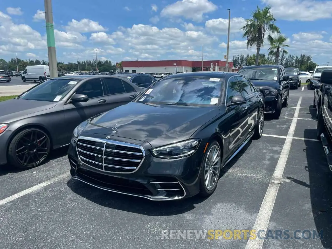 2 fotografías del automóvil dañado W1K6G7GB6MA036299 MERCEDES-BENZ S-CLASS 2021
