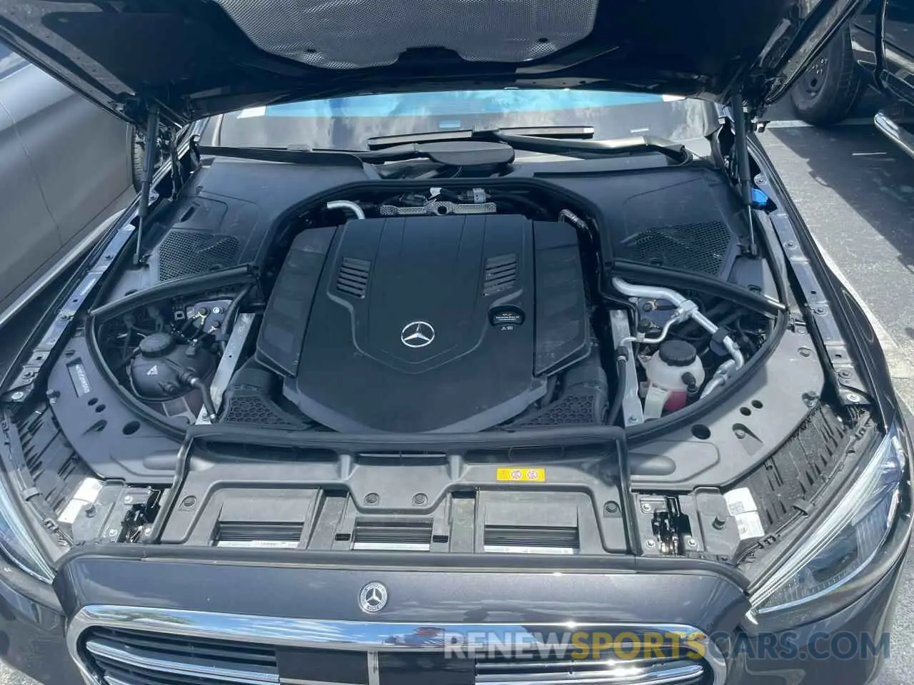 8 fotografías del automóvil dañado W1K6G7GB6MA036299 MERCEDES-BENZ S-CLASS 2021