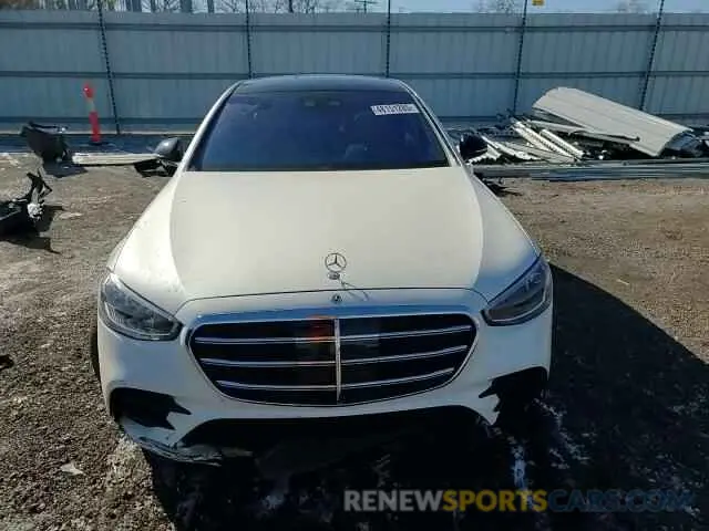 10 fotografías del automóvil dañado W1K6G7GB8MA045263 MERCEDES-BENZ S-CLASS 2021