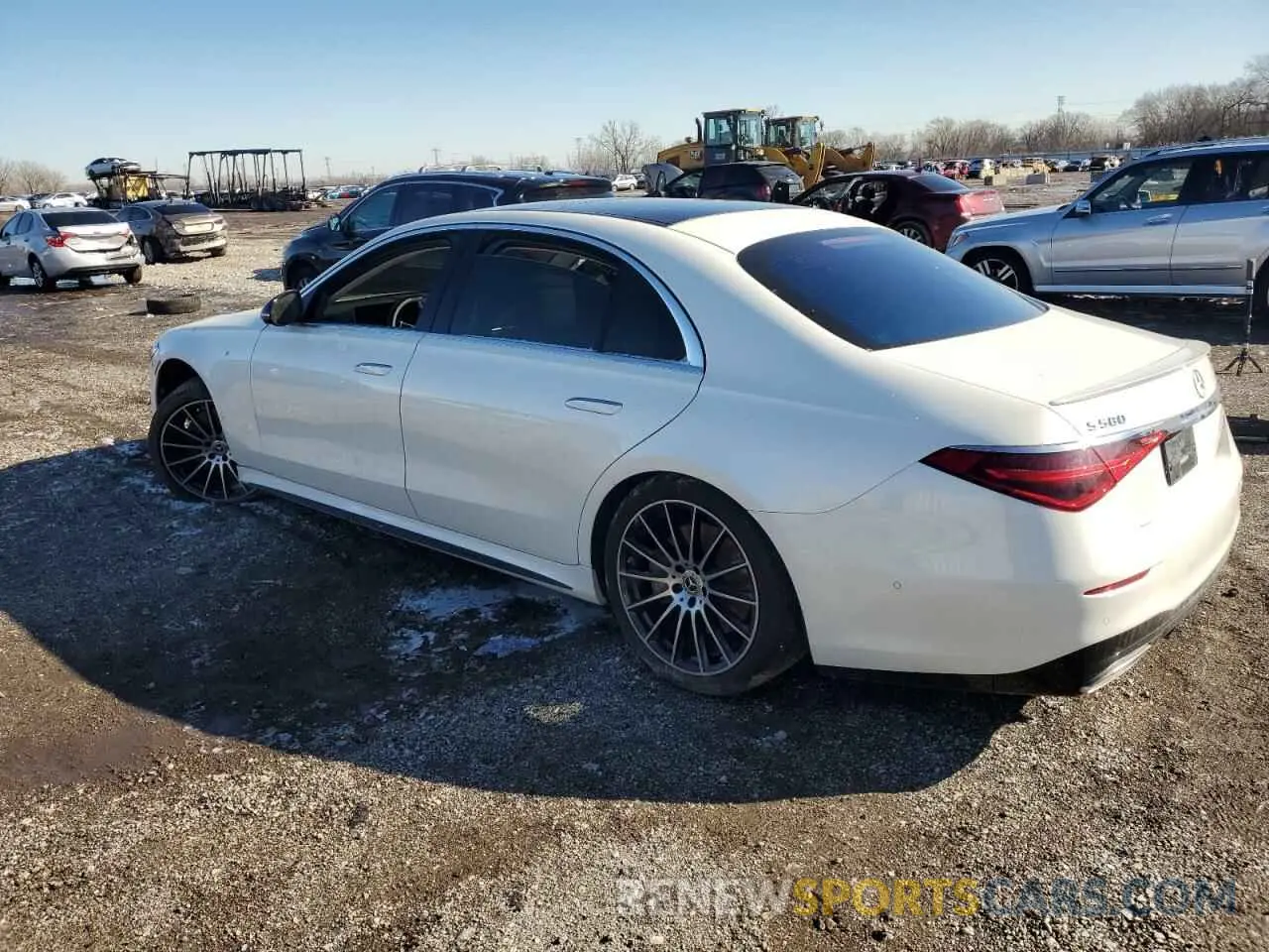 2 fotografías del automóvil dañado W1K6G7GB8MA045263 MERCEDES-BENZ S-CLASS 2021
