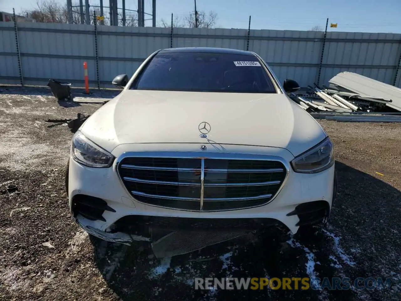 5 fotografías del automóvil dañado W1K6G7GB8MA045263 MERCEDES-BENZ S-CLASS 2021