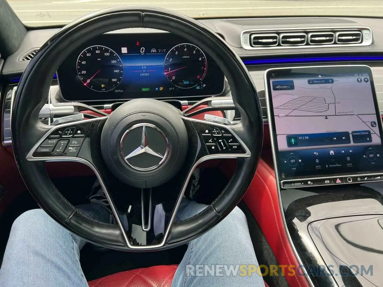 7 fotografías del automóvil dañado W1K6G7GBXMA027895 MERCEDES-BENZ S-CLASS 2021