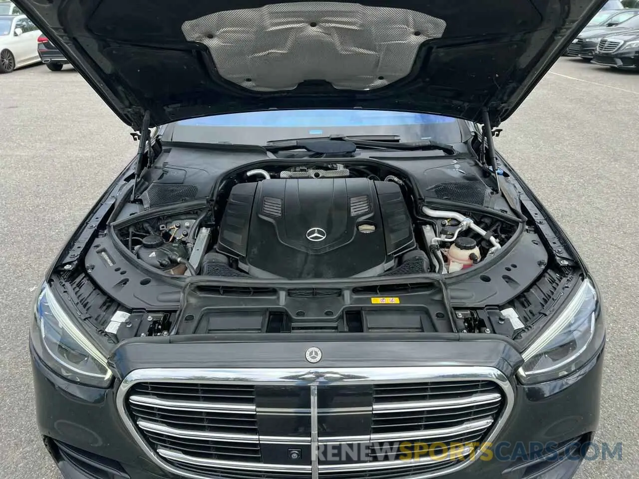 8 fotografías del automóvil dañado W1K6G7GBXMA027895 MERCEDES-BENZ S-CLASS 2021